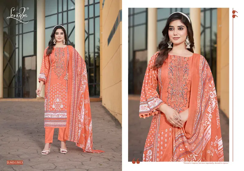 Naira Nx Vol 15 By Levisha Cambric Cotton Printed Dress Material Orders In India
